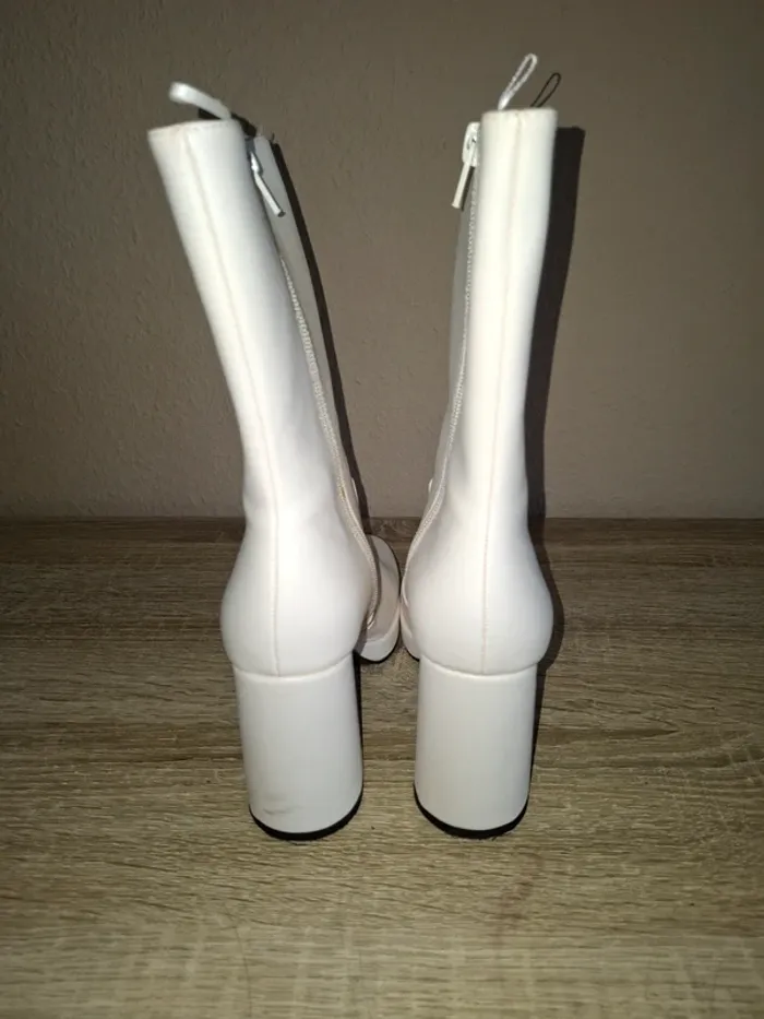 Bottines blanches Monki - photo numéro 3