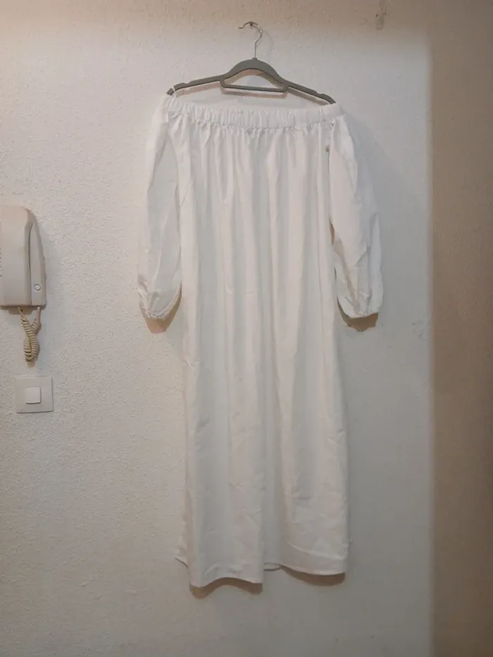 Tunique blanche épaules dénudée " shein" taille xs - photo numéro 6