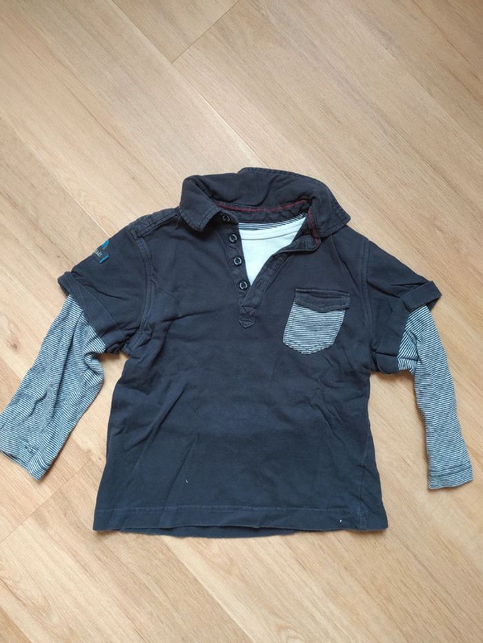 T-shirt 5 ans YCC gris tête de mort - photo numéro 4