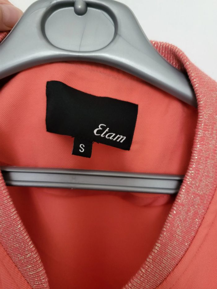 Veste corail Etam S - photo numéro 2
