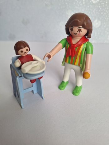 Figurines Playmobil maman et son bébé