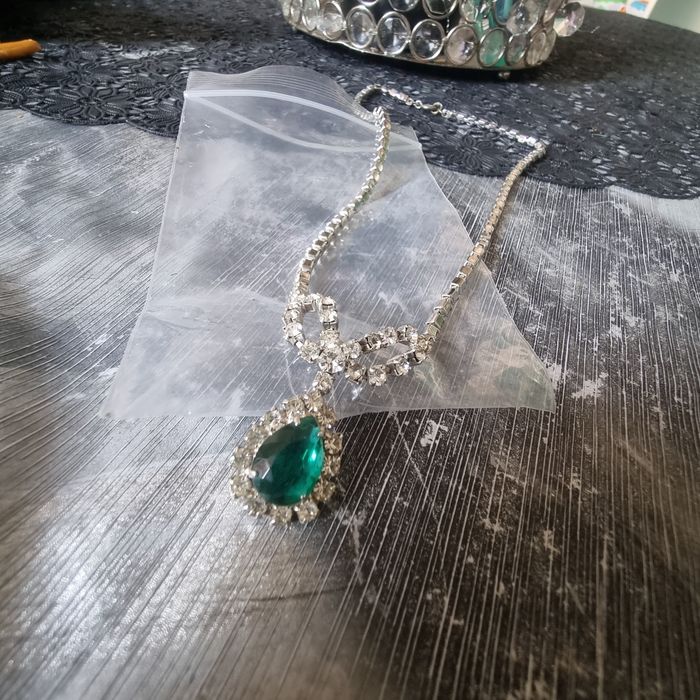 Collier En argent et emeraude Verde - photo numéro 3