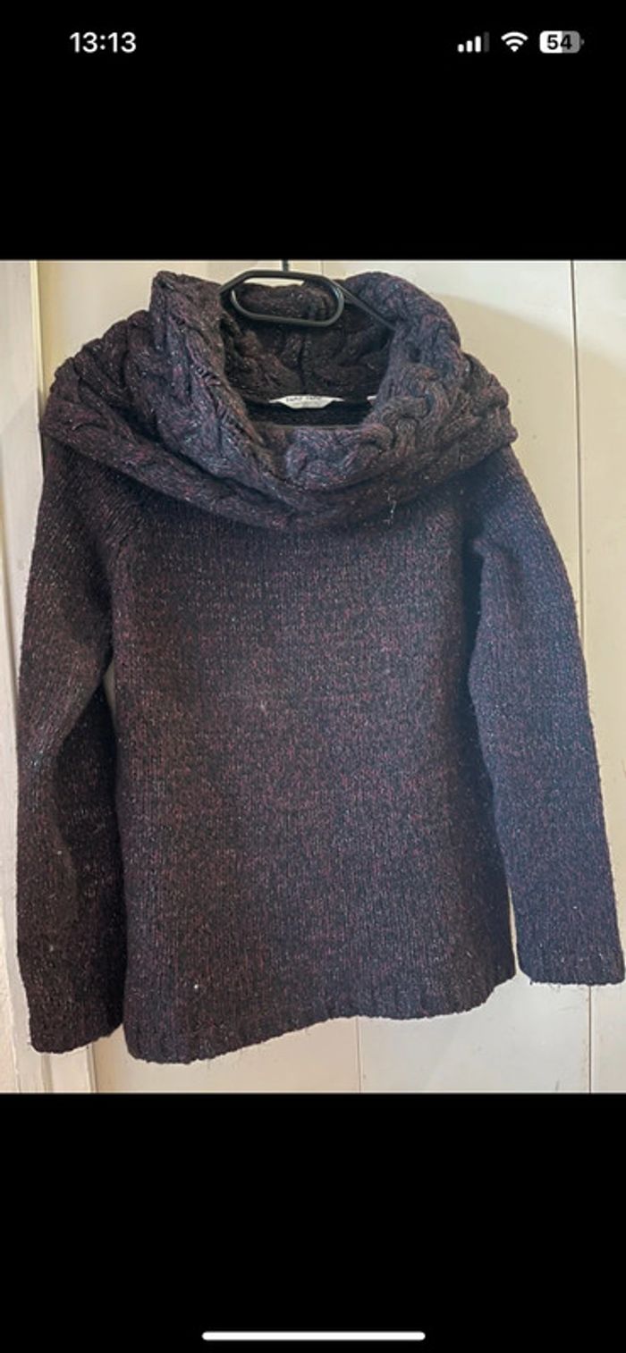 Pull col roulé taille M Naf Naf