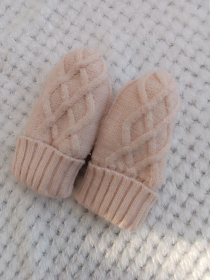 Moufles H&M 6-12 Mois – Roses, Douces & Chaudes - photo numéro 3
