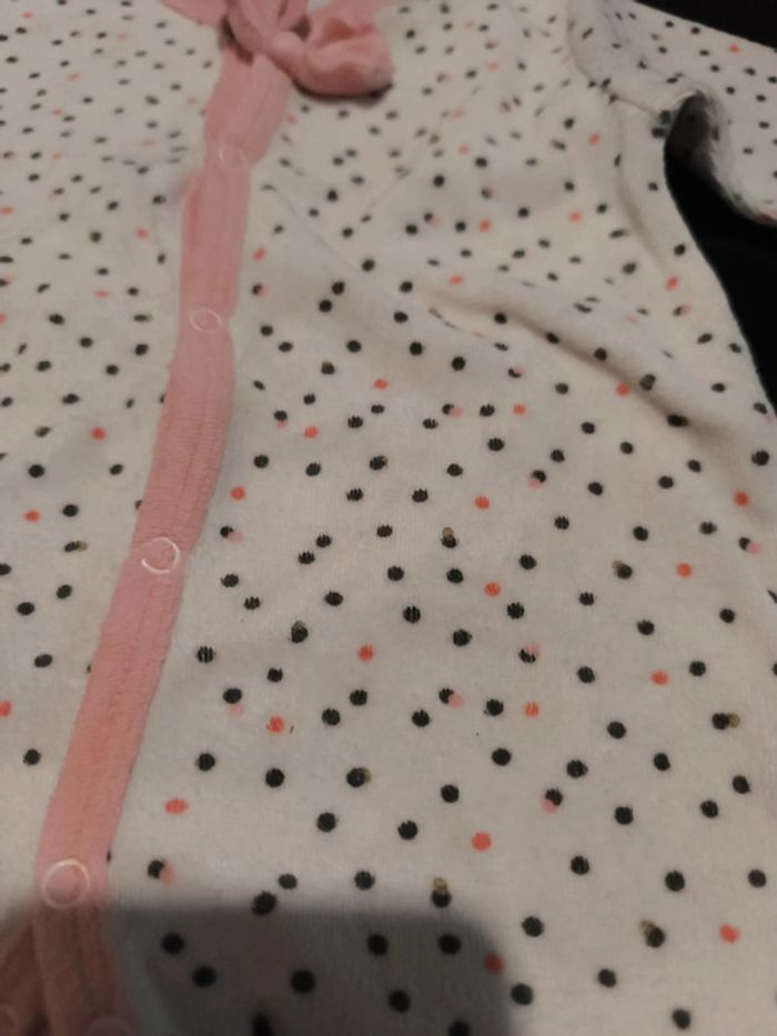 Pyjama en velours taille 3 mois - photo numéro 2