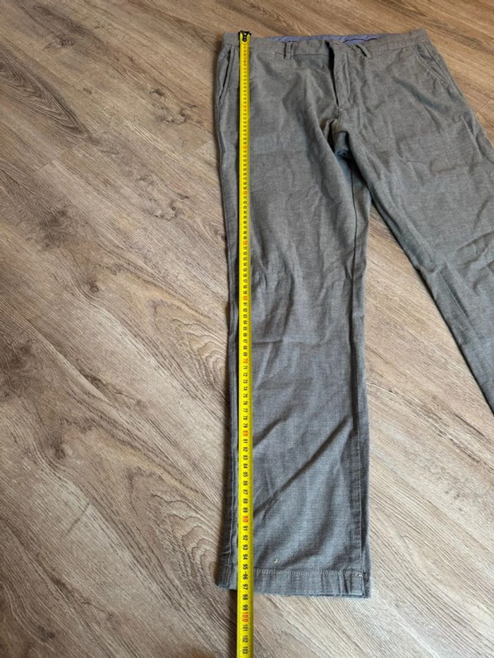 Pantalon Tommy Hilfiger couleur gris chino homme très bon état 34 30 Slim fit - photo numéro 6