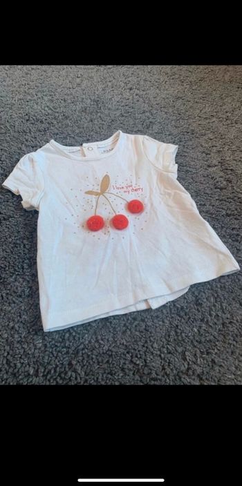 Haut manches courtes Kiabi - 3 mois