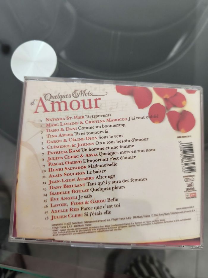 Cd chanson d amour - photo numéro 2