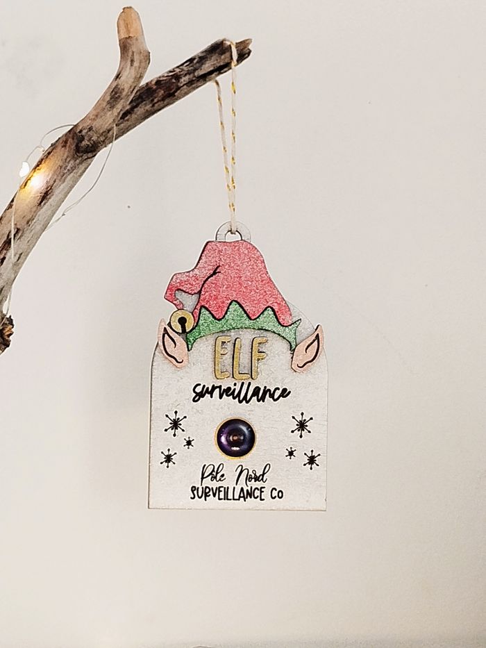 Boule de Noël Elf Surveillance - photo numéro 2