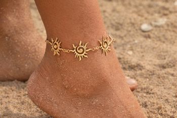 Bracelet de cheville soleil