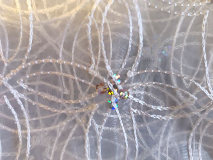 1 rideau blanc  140cmX260 cms - photo numéro 4