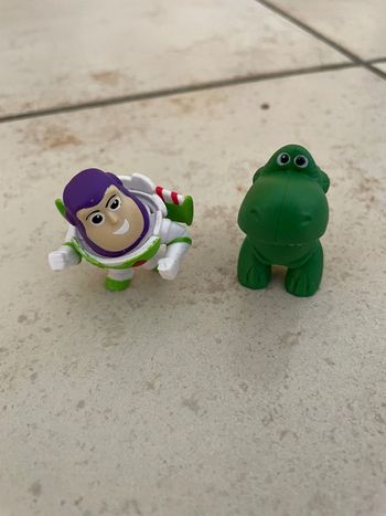 2 figurines Toy Story (Buzz et Rex)