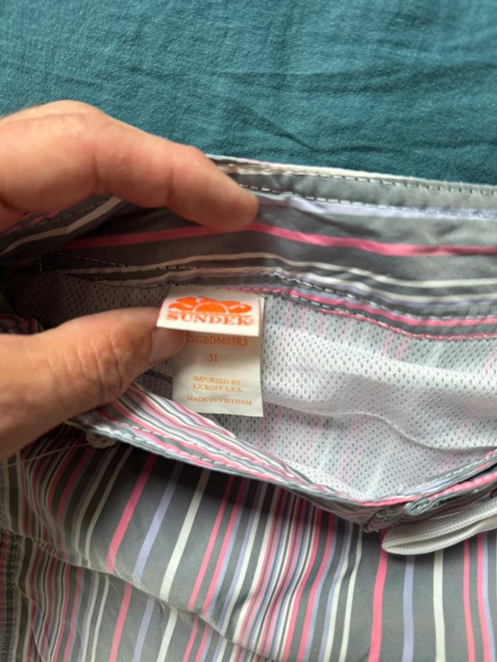 🩳 Short de bain Sundek homme – Rayé multicolore - photo numéro 4