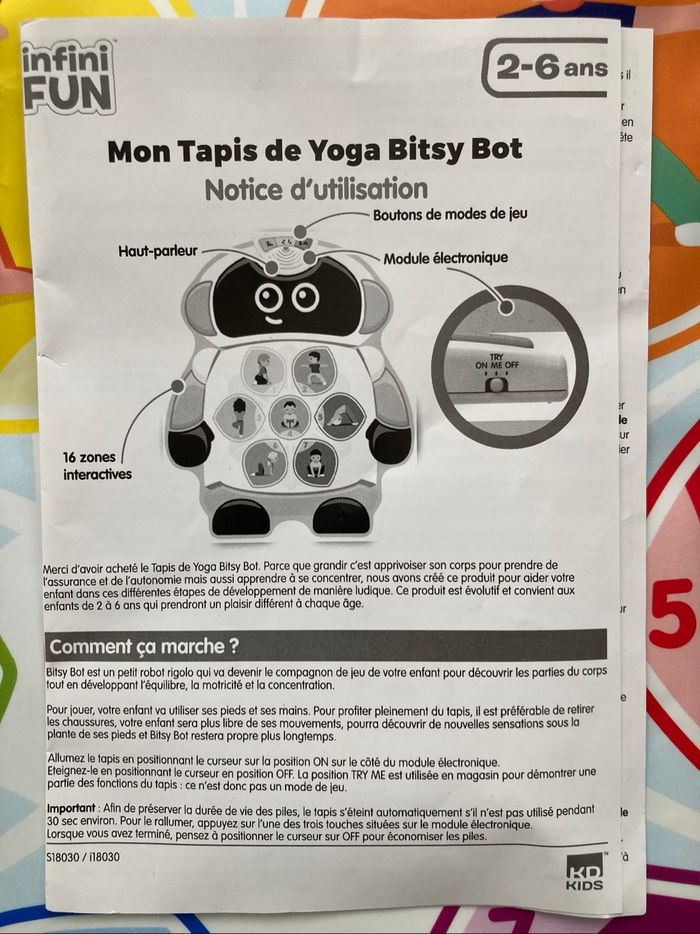 Tapis yoga interactif - photo numéro 4