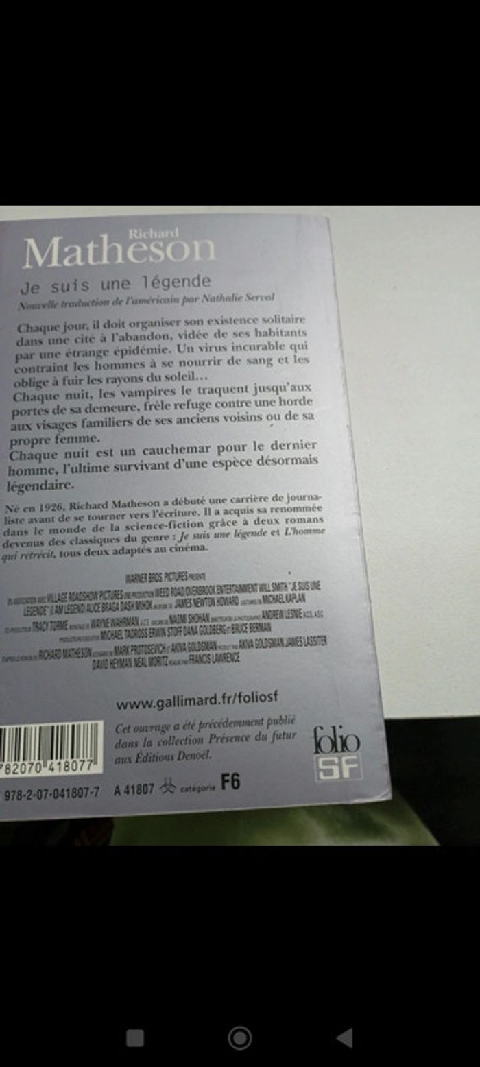 Je suis une légende - photo numéro 2