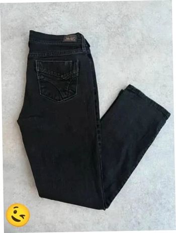 Jeans Levi's 505 W30 FR40 coupe droite noir Femme Women pan544b