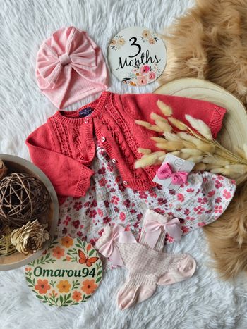 Ensemble sergent major fille 3 mois 🎀