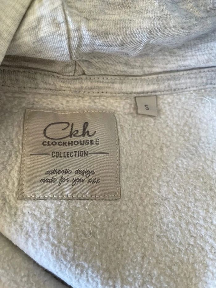 sweats et sweats a capuche Clockhouse gris taille M - photo numéro 3