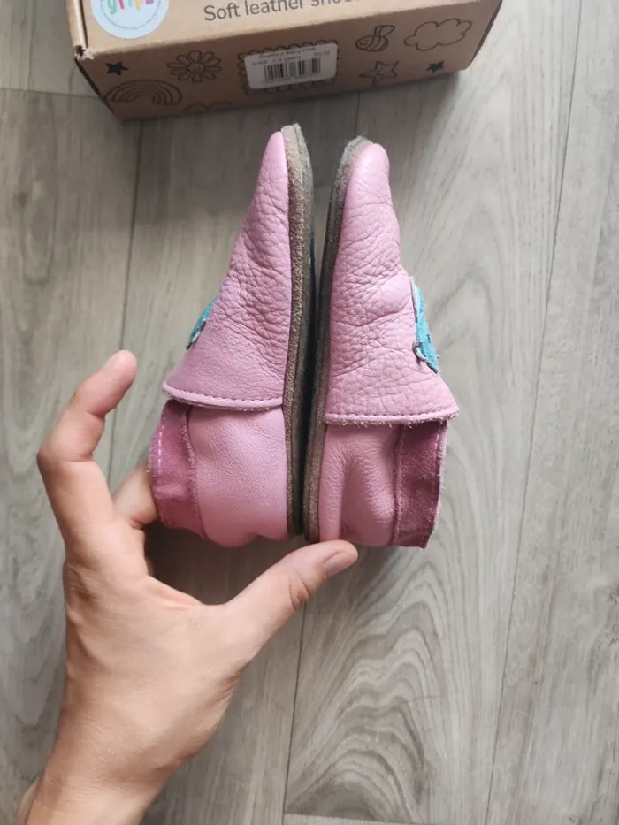 Chaussons cuir bluebird inchblue T25/27 - photo numéro 5