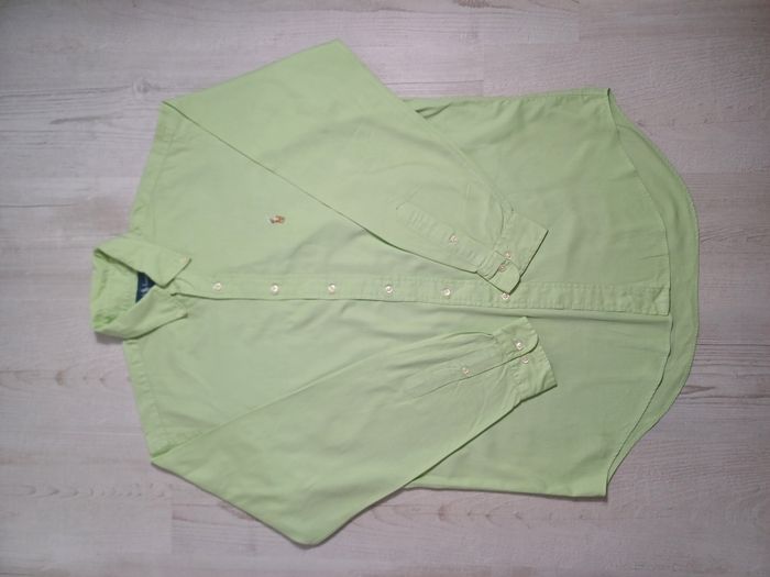 Chemise Ralph Laurent Classic Fit manche Longue / taille L / Verte / Très bon état - photo numéro 2