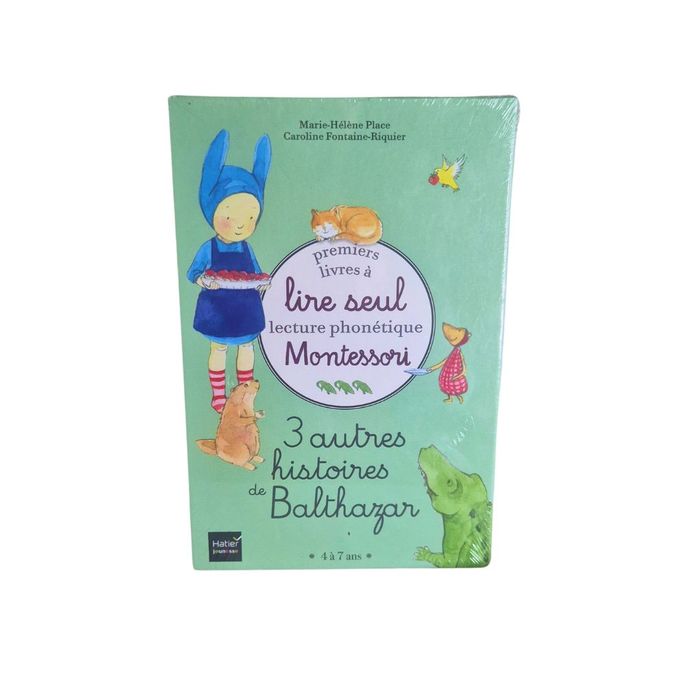 Balthazar Montessori – 3 autres histoires – Coffret lecture phonétique – Neuf