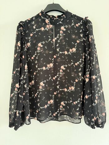 Blouse fluide transparente / Taille 38