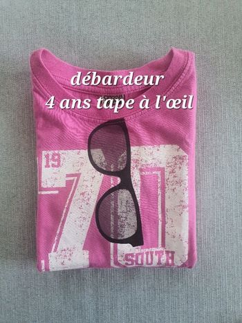 Tee-shirt débardeur garçon taille 4 ans tape à l'œil