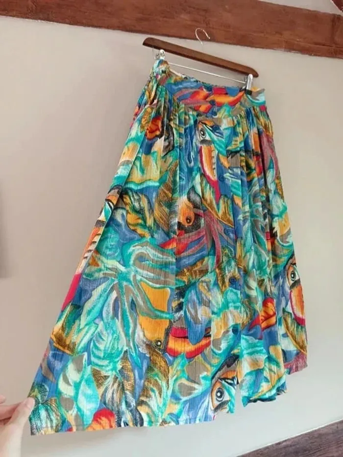 Jupe multicolore toucans - photo numéro 6
