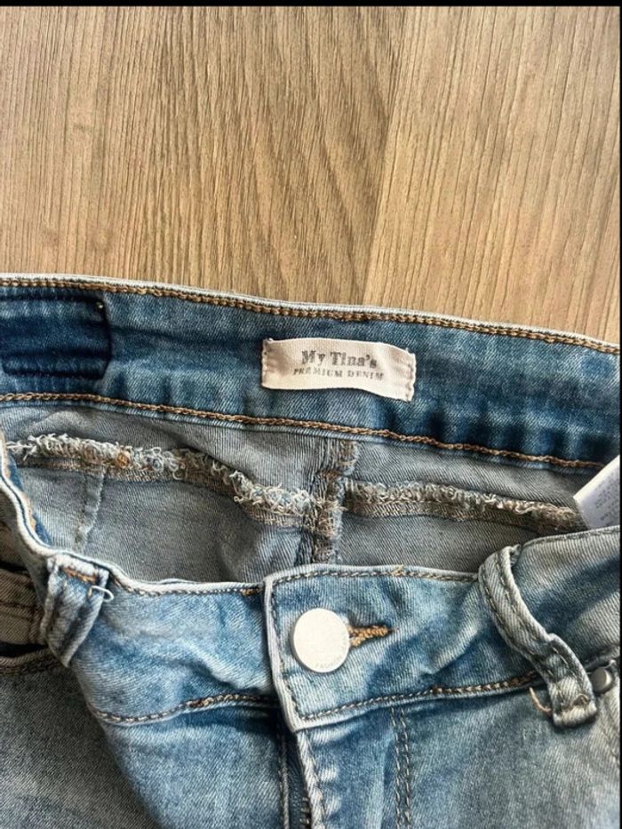 Très beau pantalon jeans skinny taille L - photo numéro 3