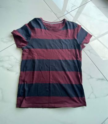 T-shirt Kiabi homme Kiabi bordeaux bleu marine M