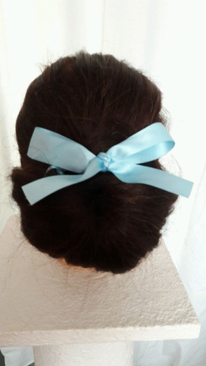 Ruban et chouchou pour chignon - photo numéro 2
