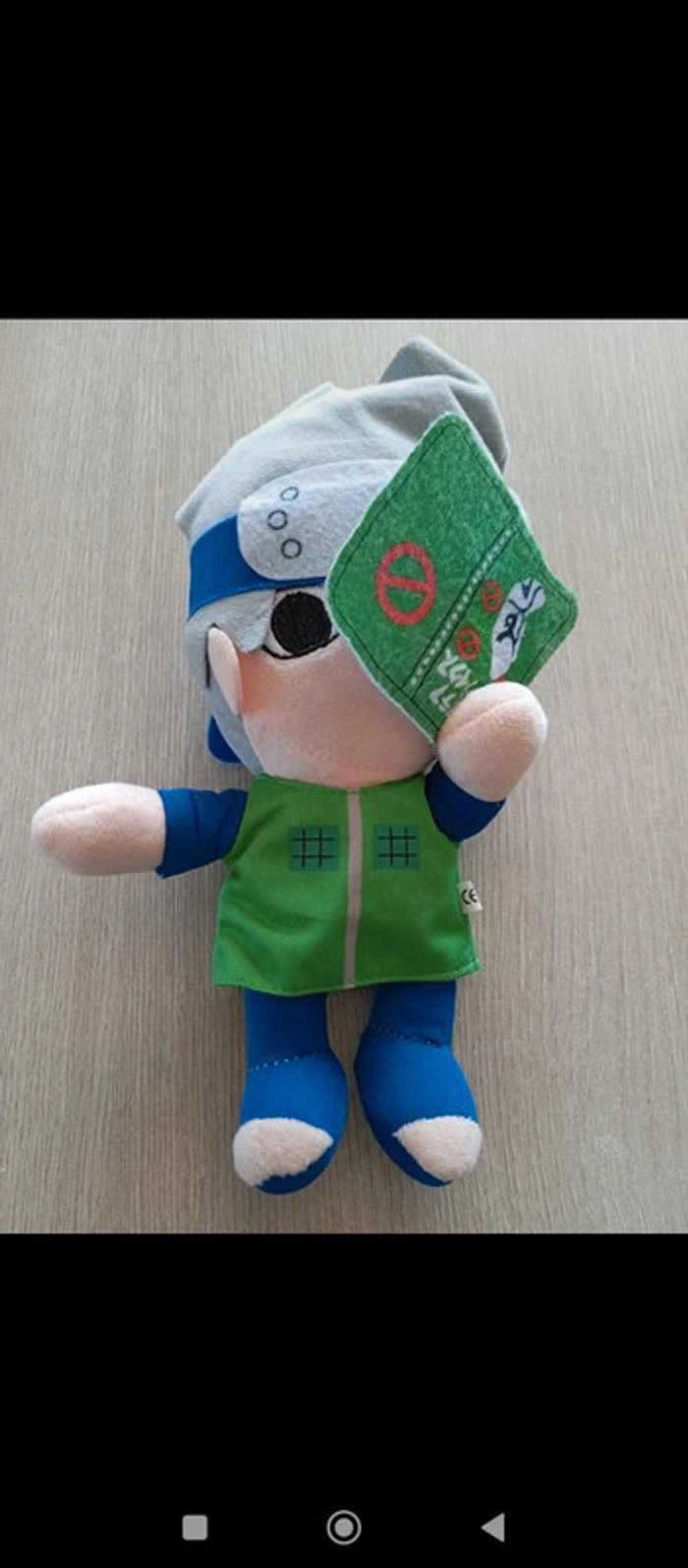 Peluche Kakashi avec ventouse
