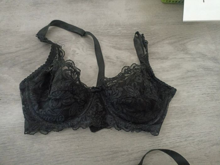 Soutien-gorge noir dentelle