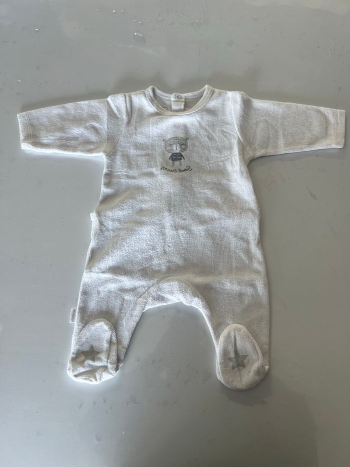 Lot de pyjamas velour 3 mois. - photo numéro 4
