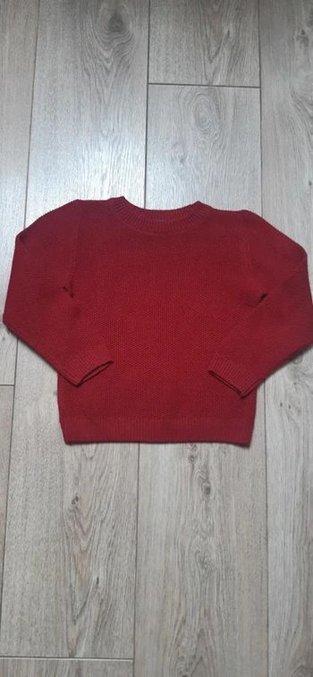 Pull primark bordeaux 3/4 ans état neuf