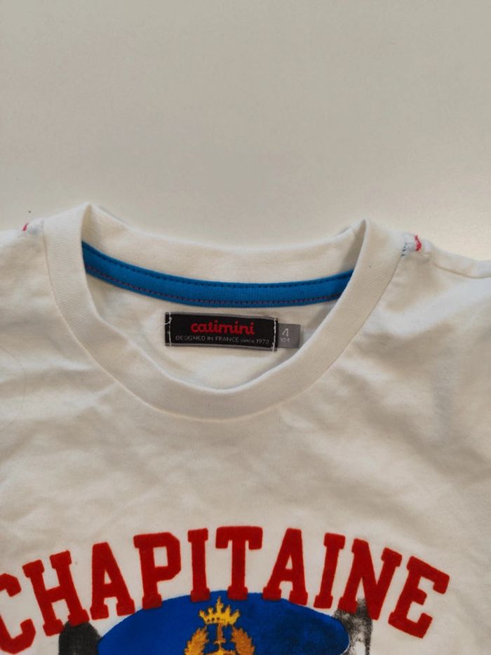 t shirt neuf catimini 4 ans - photo numéro 2