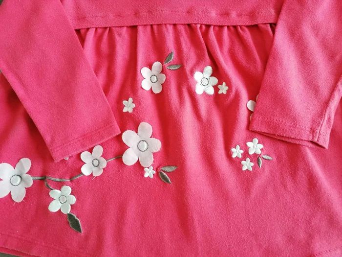 Lot de 2 robes tuniques manches longues 18 mois - photo numéro 8