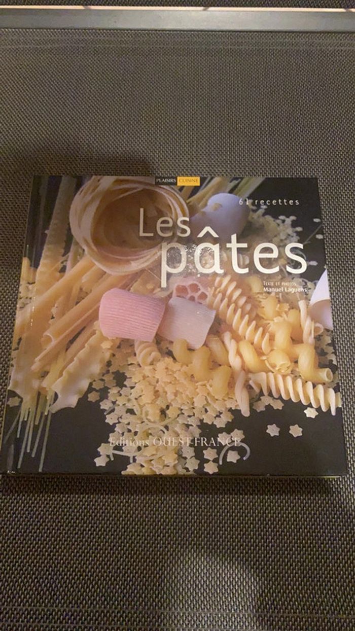 Livre de cuisine pâtes