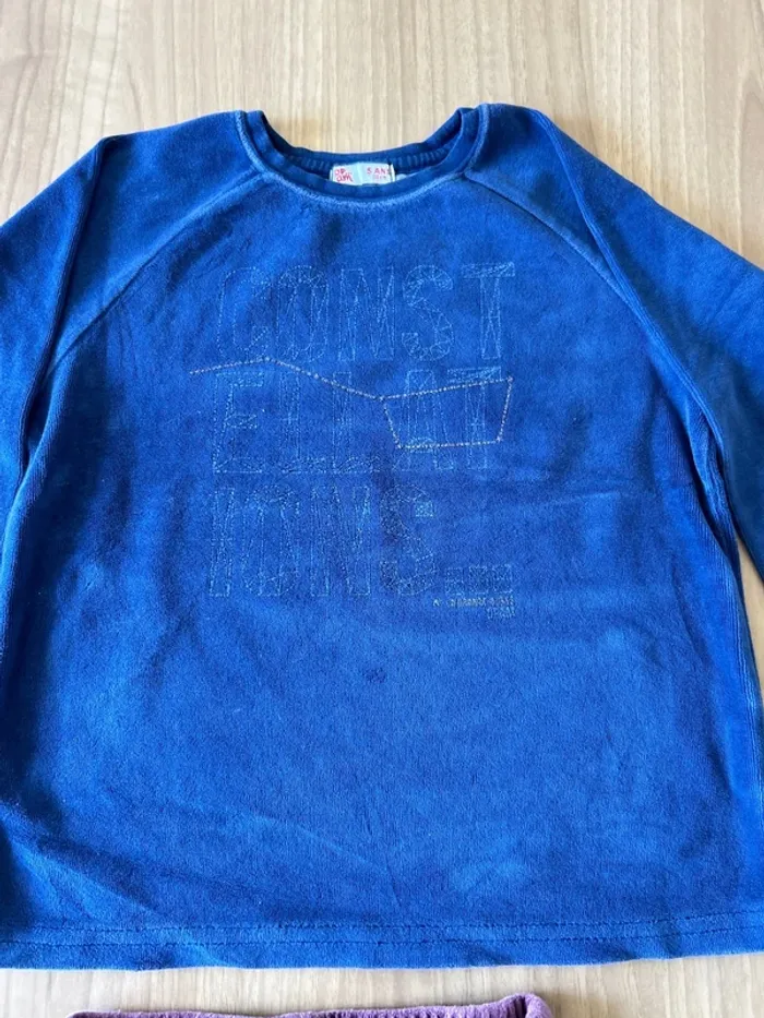 Pyjama velour DPAM 5 ans - photo numéro 4