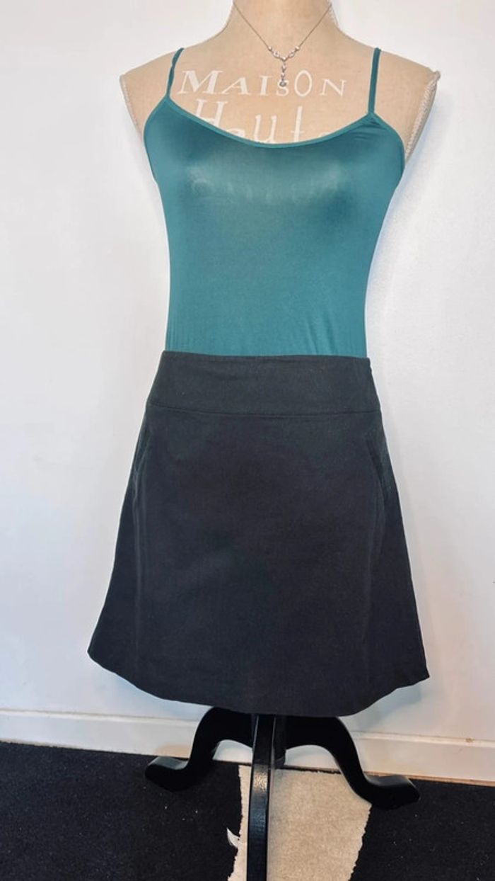 💕 mini jupe noire taille 36 s #camaieu - photo numéro 6