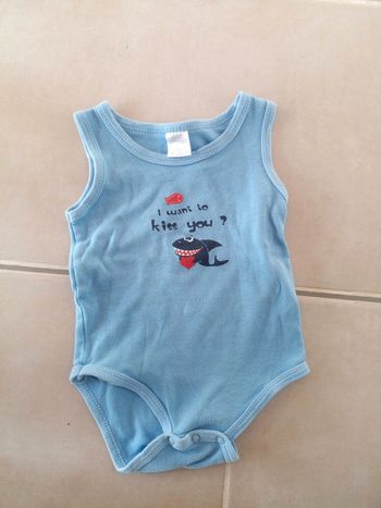 Bodies bretelle 12 mois
