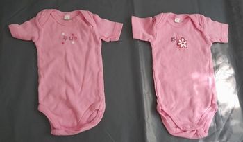 Lot de 6 body manche courte