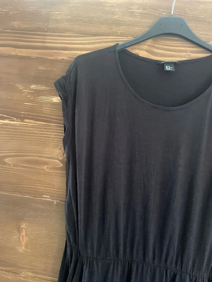 Robe tee shirt noire - photo numéro 3