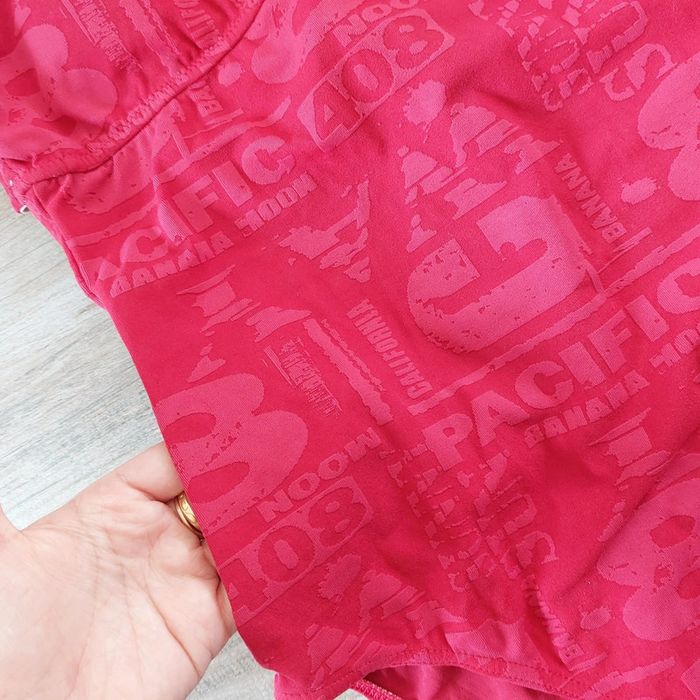 Maillot de bain une pièce rouge avec col à pois - Taille S Banana Moon - photo numéro 5
