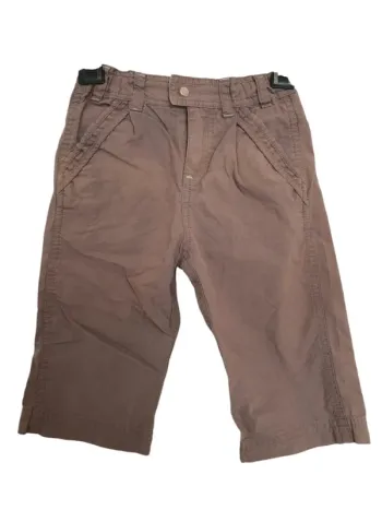 Pantacourt marron enfant garçon sergebt major taille 3 ans