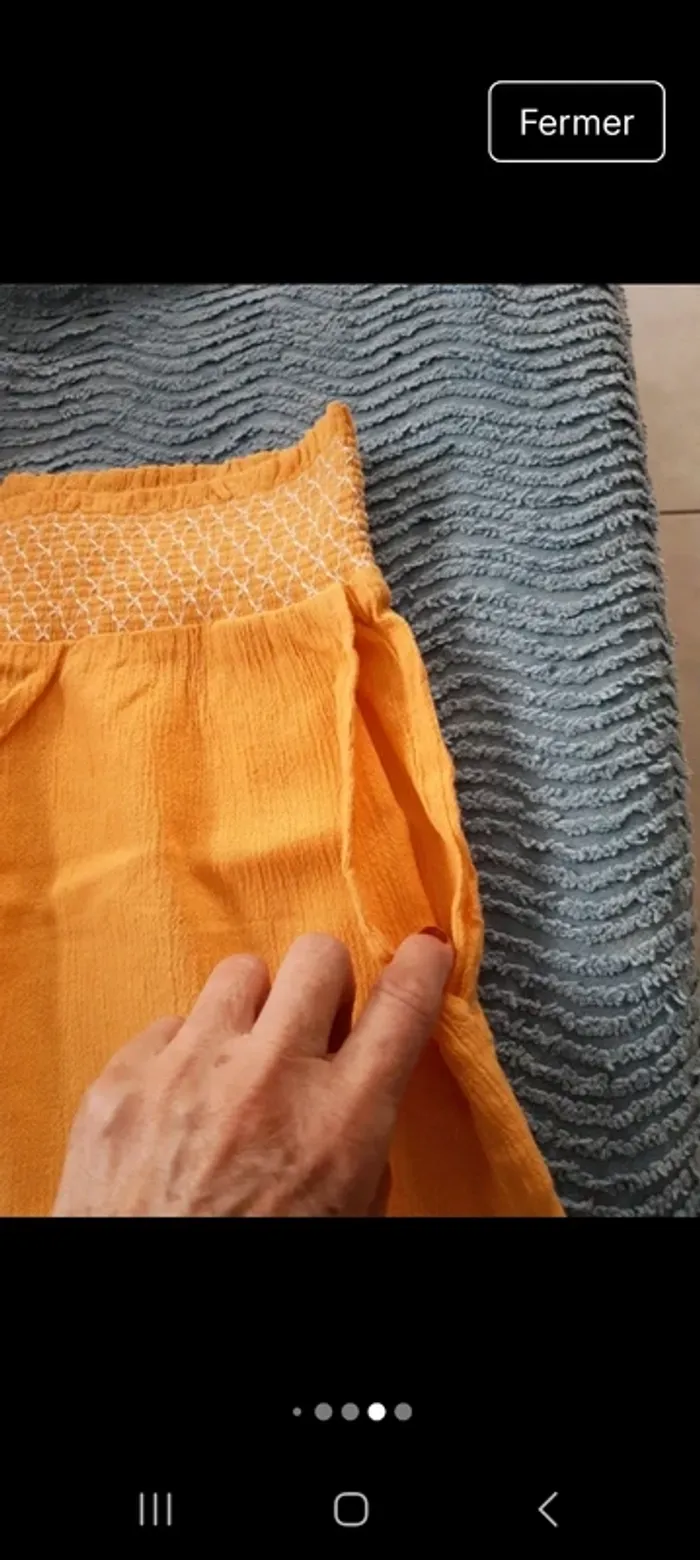 Short orangé 40 - photo numéro 3