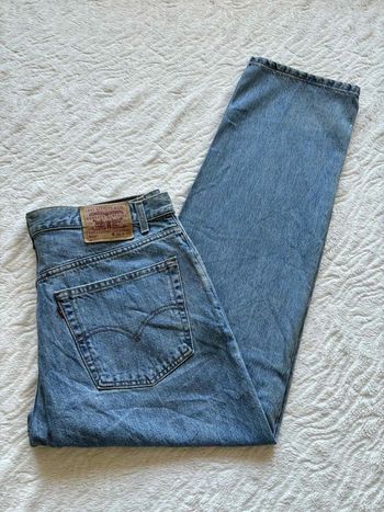 Jean Levi’s homme 505 Regular Fit straight leg W40 L30 (50 FR / XXL) Bleu clair vintage Mexico rare