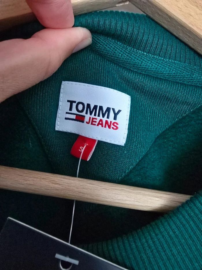 Sweat vert tommy - photo numéro 6