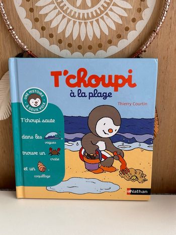 Livre tchoupi à la plage 