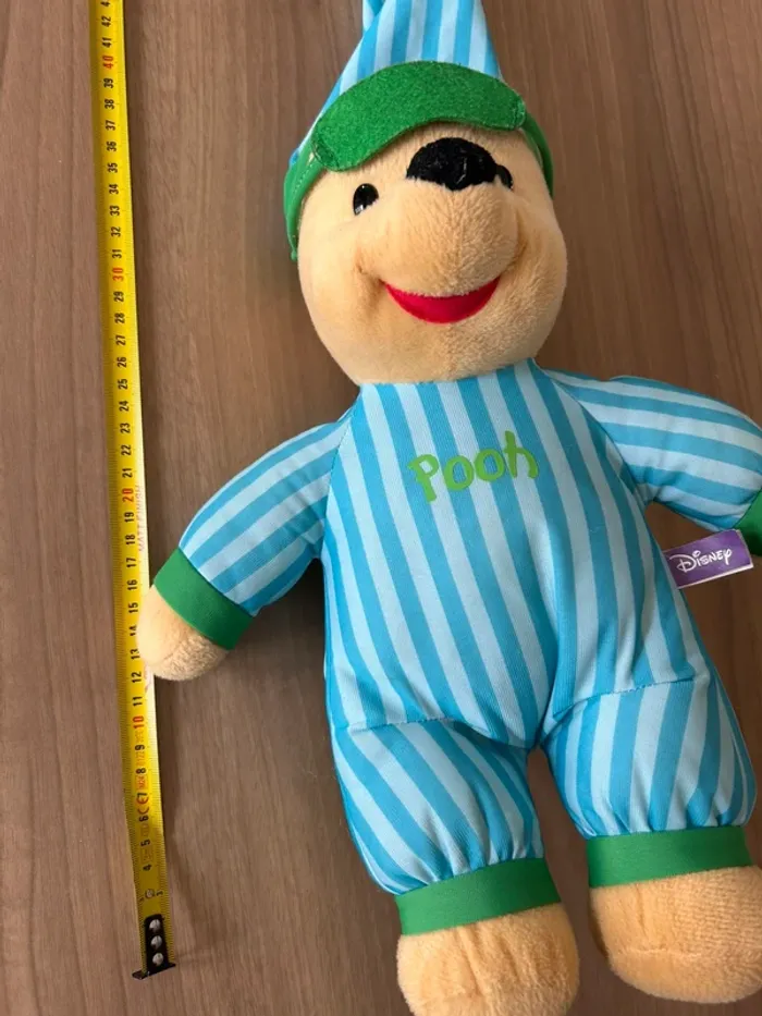 Grande peluche Winnie l’ourson avec bonnet de nuit - photo numéro 7